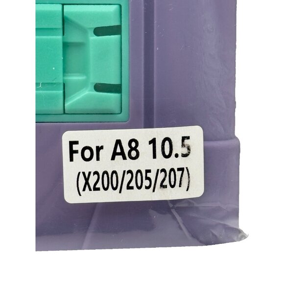 Samsung Galaxy Tablet Case For A8 10.5 Purple with Green Trim NEW - Picture 3 of 4